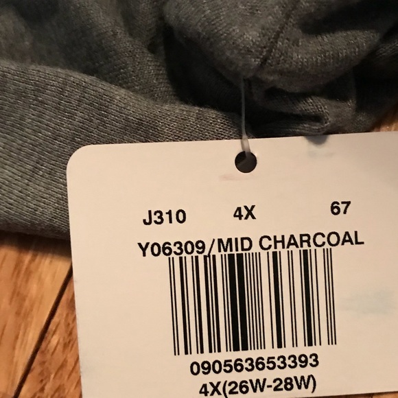 NWT Just My Size Women’s Sparkly Gray Shirt 4X - Picture 12 of 13